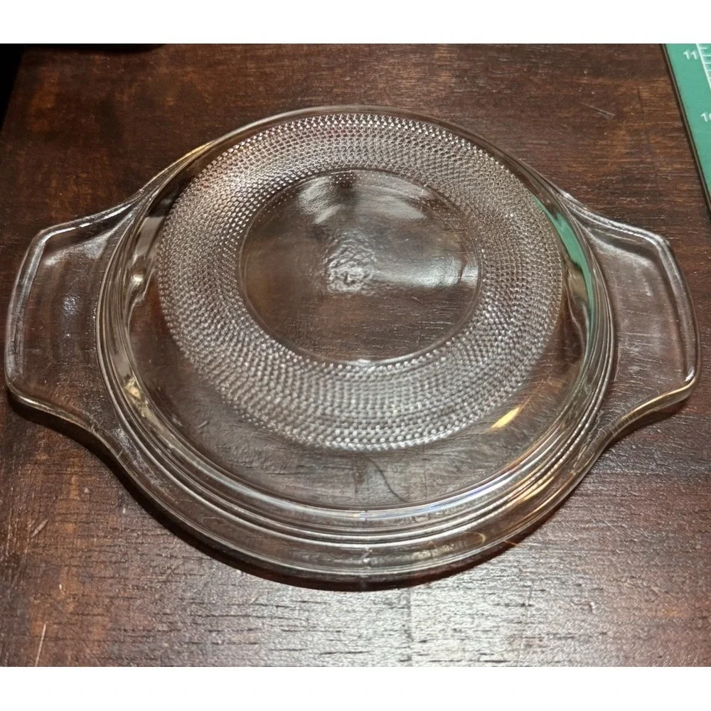 VTG Fire King Anchor Hocking 12oz Casserole 472 Clear Glass Lid Replacement